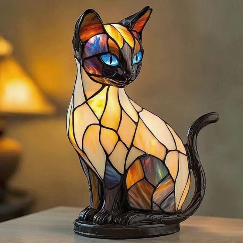 Luminous Cat Artist Crafted Light with Honest Warmth