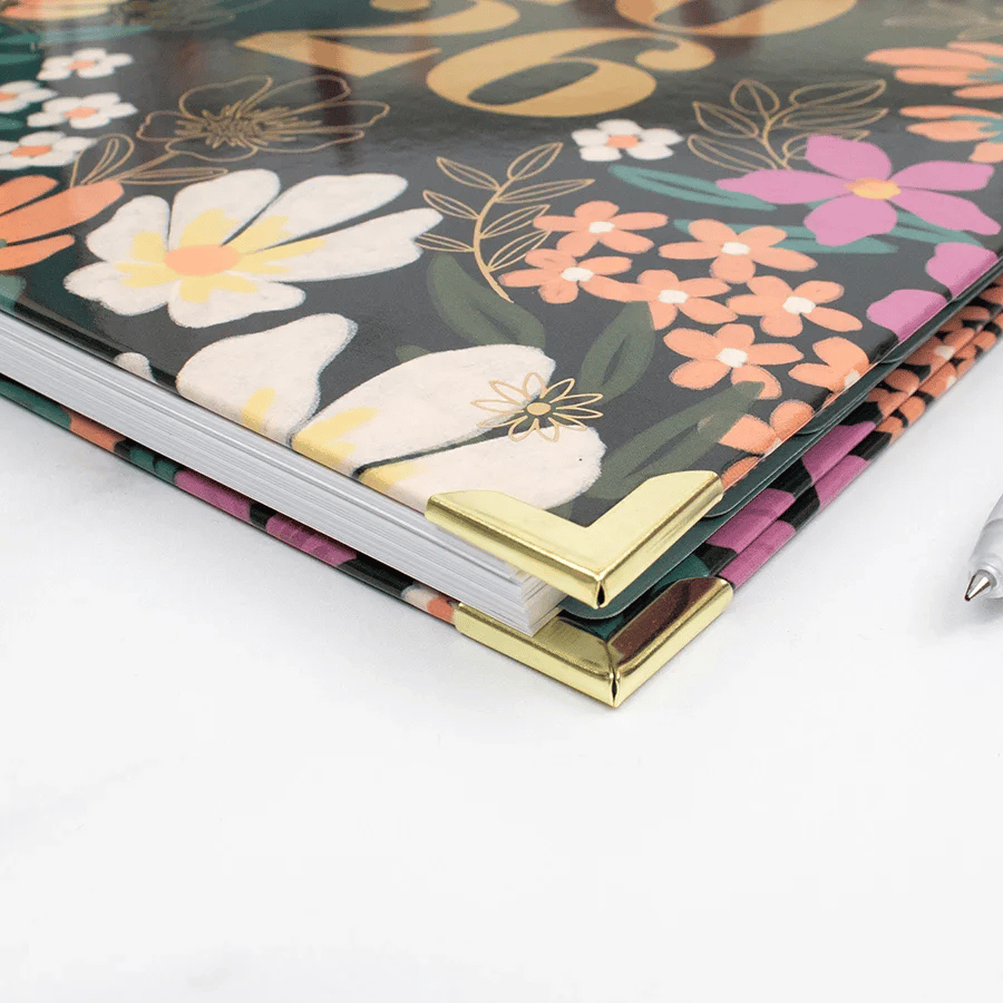 2026 Hard Cover Planner, 8.5" x 11", Blooming Wildly