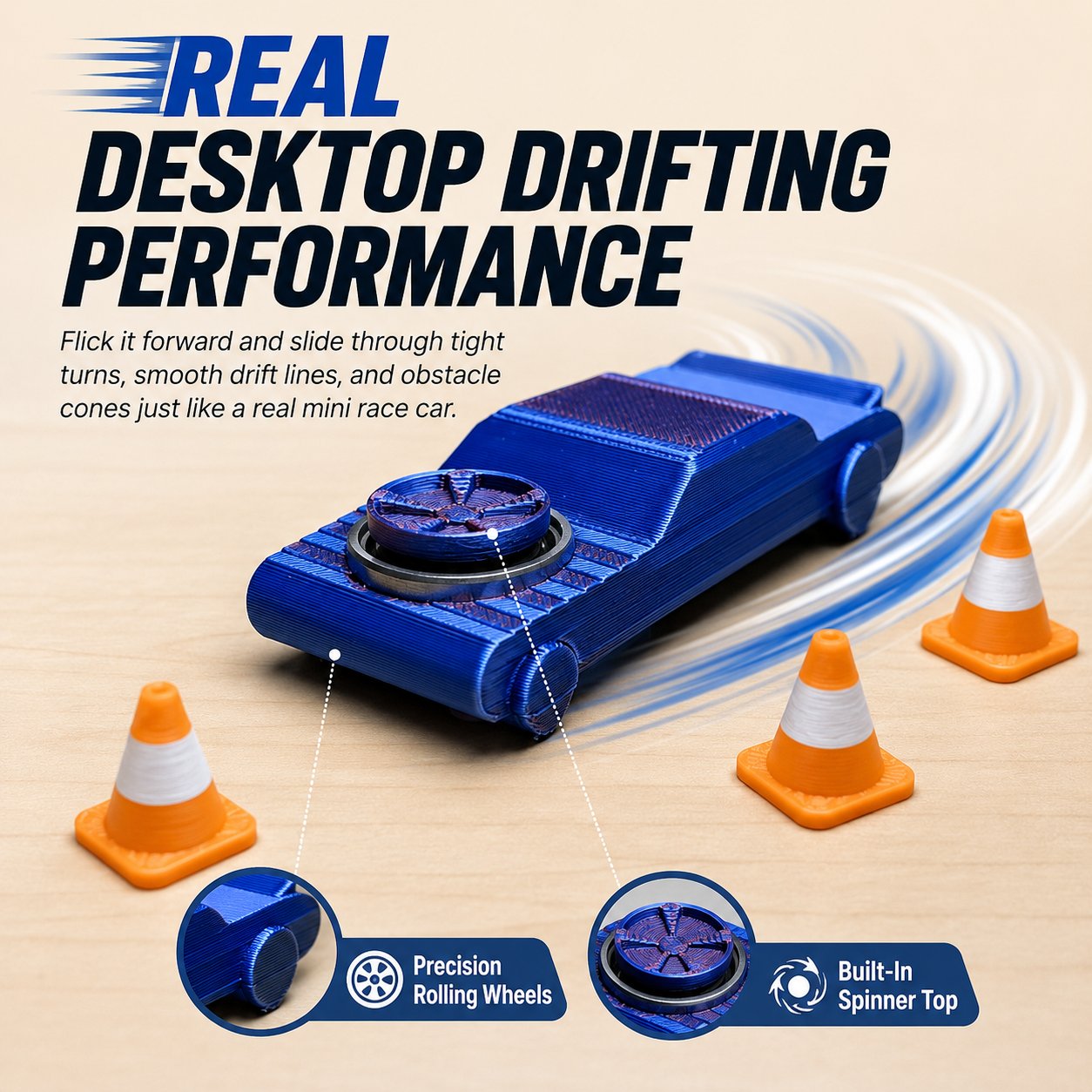 🏎️ The FidgetDrifter | Pocket Drift Fidget Car Toy
