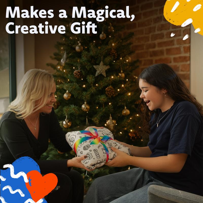 🔥HOT SALE 49% OFF - 🎨✨Cozy Companions Color-Your-Own Blanket Hoodie