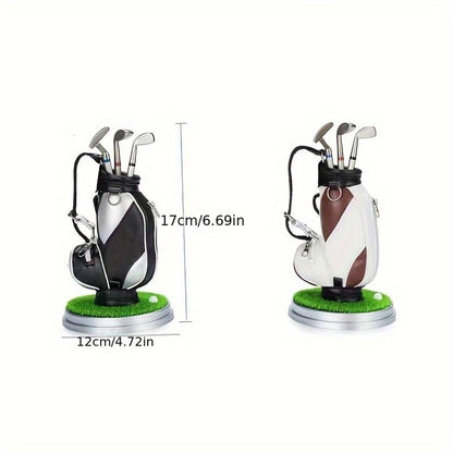 ⛳Golf Pen Holder + 3-Pen Set🏌️‍♂️Elevate Your Office Desk – A Hole-in-One for Style & Function