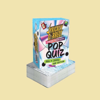 🎶Lyrically Correct Pop Quiz 90s & 2000s Edition Music Trivia Game