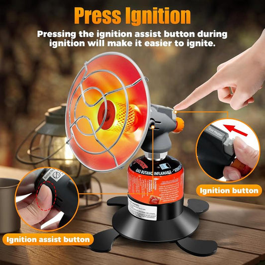 🏆45K+ SOLD🏕️Portable Outdoor Heater- Suitable For Outdoor Camping Tent Garage Fishing