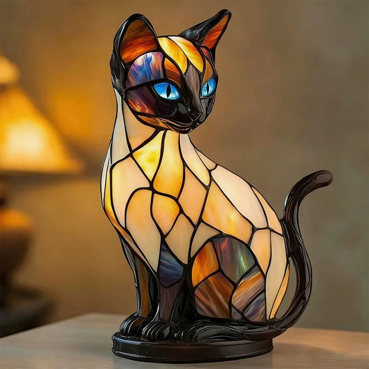 Luminous Cat Artist Crafted Light with Honest Warmth