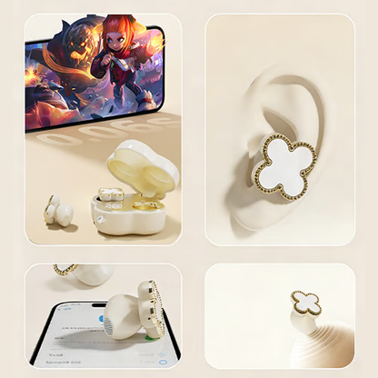 Four-Leaf Clover Bluetooth Headphones