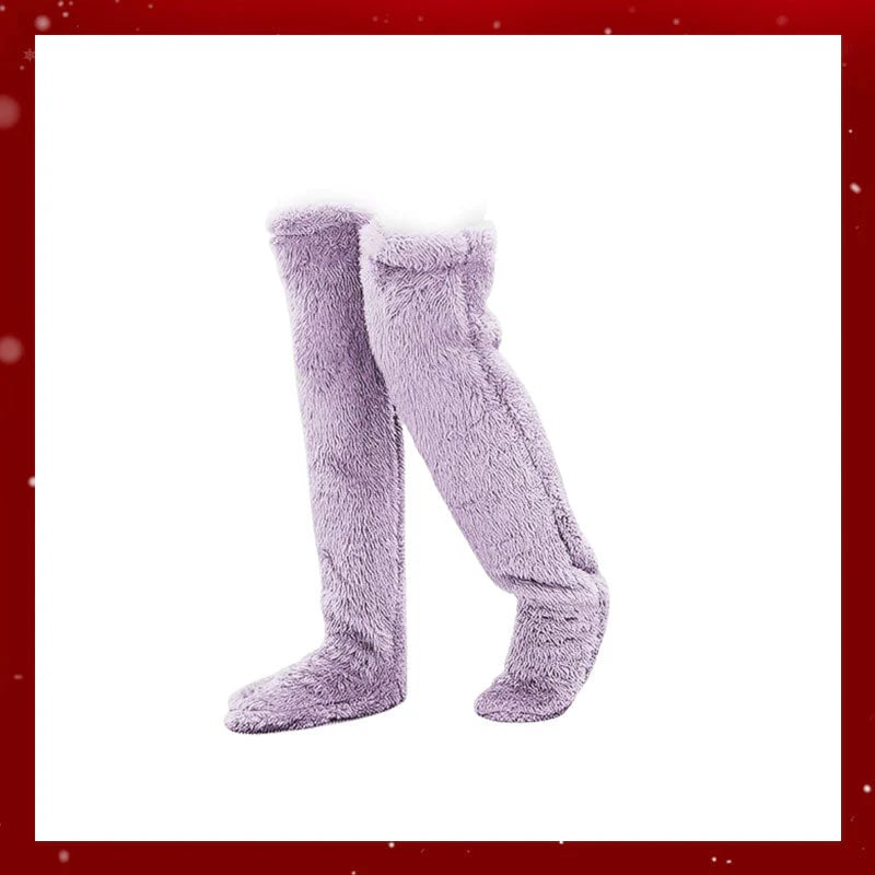 💕Velvety Fleece Knee Socks For Christmas❄️