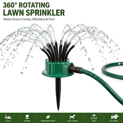 Buy 2 Free Shipping💦Adjustable Multi-Nozzle Lawn Sprinkler