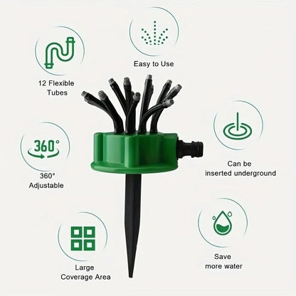 Buy 2 Free Shipping💦Adjustable Multi-Nozzle Lawn Sprinkler