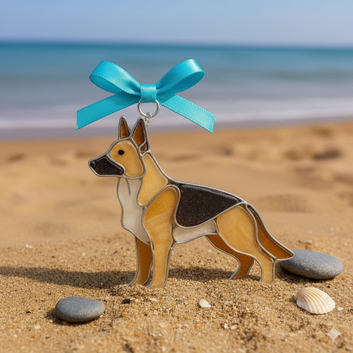 🐶Stained Acrylic Dog Ornaments