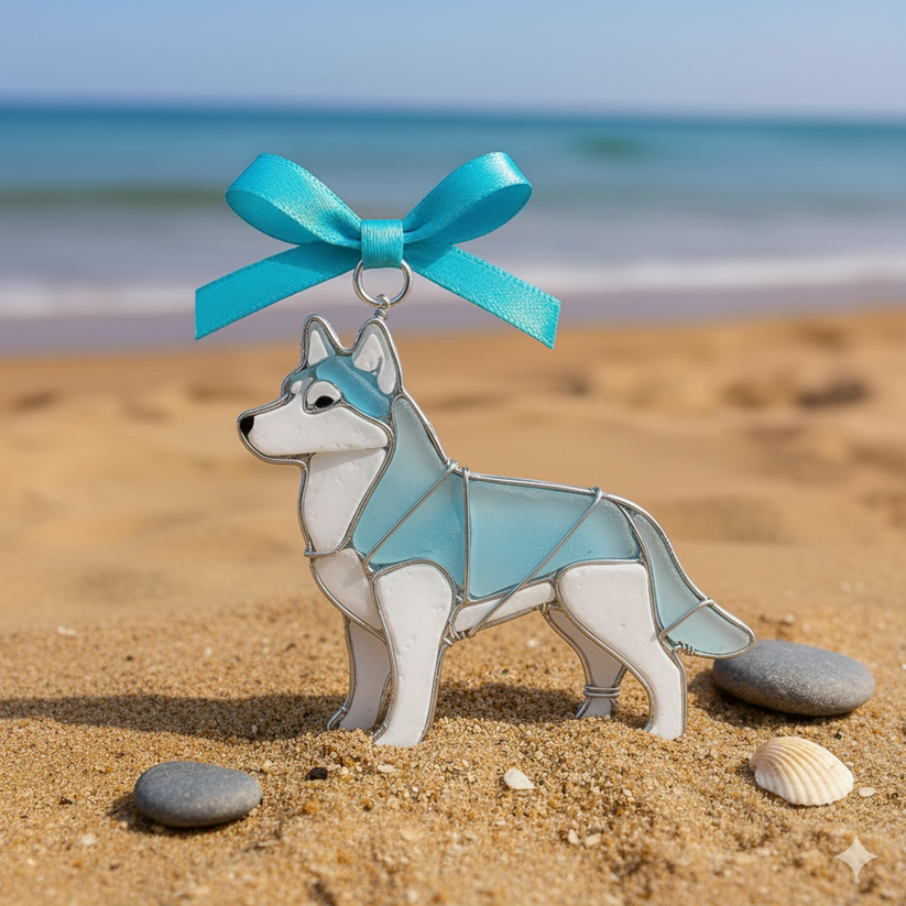 🐶Stained Acrylic Dog Ornaments