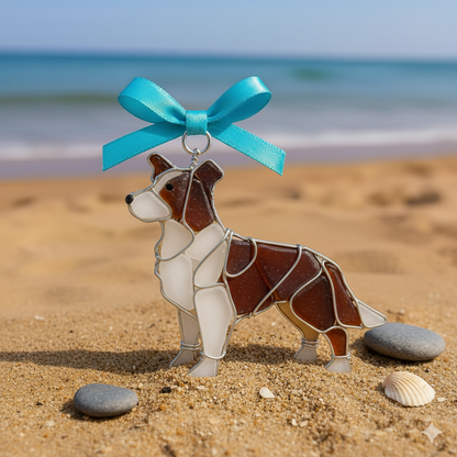 🐶Stained Acrylic Dog Ornaments
