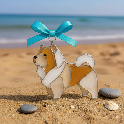 🐶Stained Acrylic Dog Ornaments