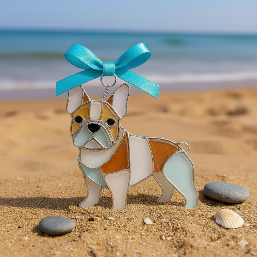 🐶Stained Acrylic Dog Ornaments