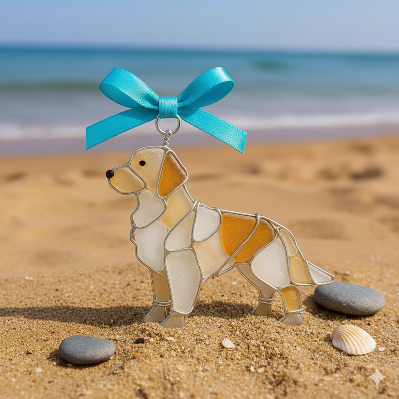 🐶Stained Acrylic Dog Ornaments