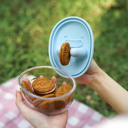 🍪No-Mess Snack Box🧤-Snack Anywhere