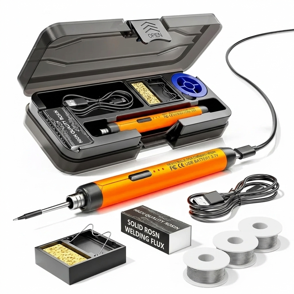 Mroace USB Rechargeable Digital Soldering Iron Kit