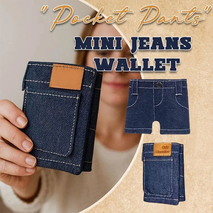 mini jeans wallet👛