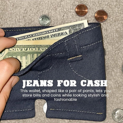 mini jeans wallet👛