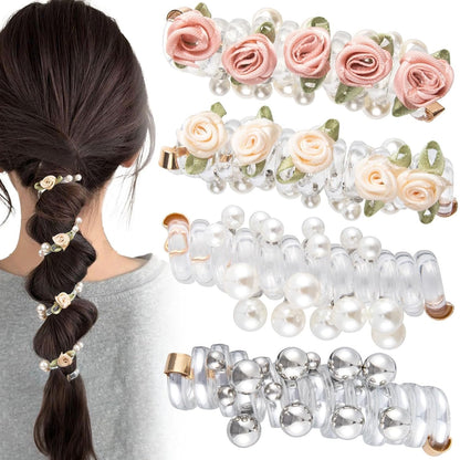 🎉🎁No Damage Soft Elastic Spiral Hair Ties