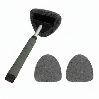🔥Microfiber Car Windshield Cleaning Tool with Extendable Handle