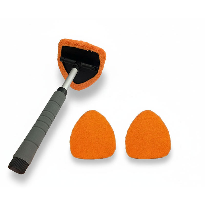 🔥Microfiber Car Windshield Cleaning Tool with Extendable Handle