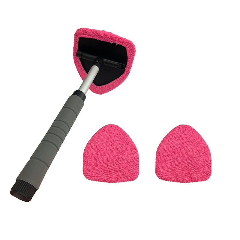 🔥Microfiber Car Windshield Cleaning Tool with Extendable Handle