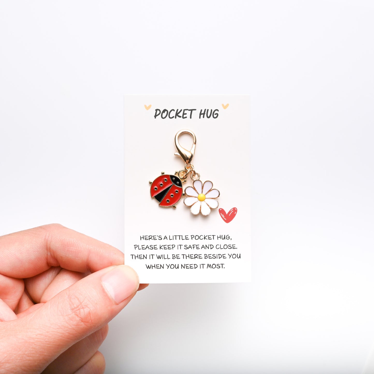 ✨Crafted by Hand-10 Sets Hug Favors(🦋Butterfly, Ladybird, Flower, Bee)