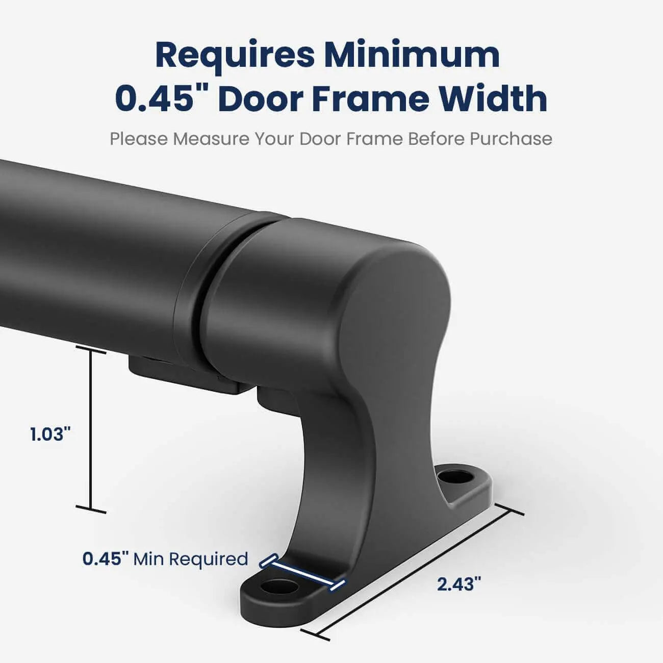 Mroace All-Aluminum RV Screen Door Handle Bar