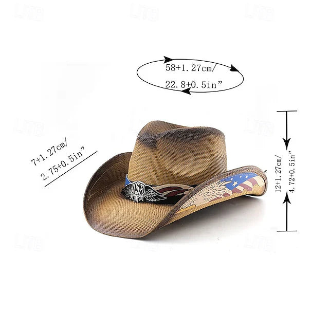 America 250 Patriot Cowboy Hat - Celebrate America's 250th Anniversary With Strength, Freedom & Pride