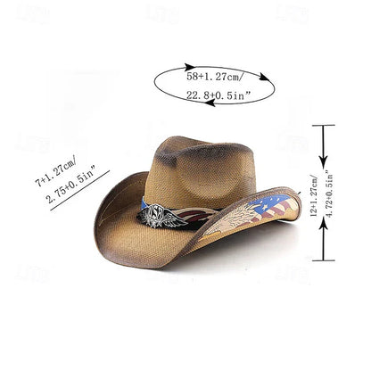 America 250 Patriot Cowboy Hat - Celebrate America's 250th Anniversary With Strength, Freedom & Pride
