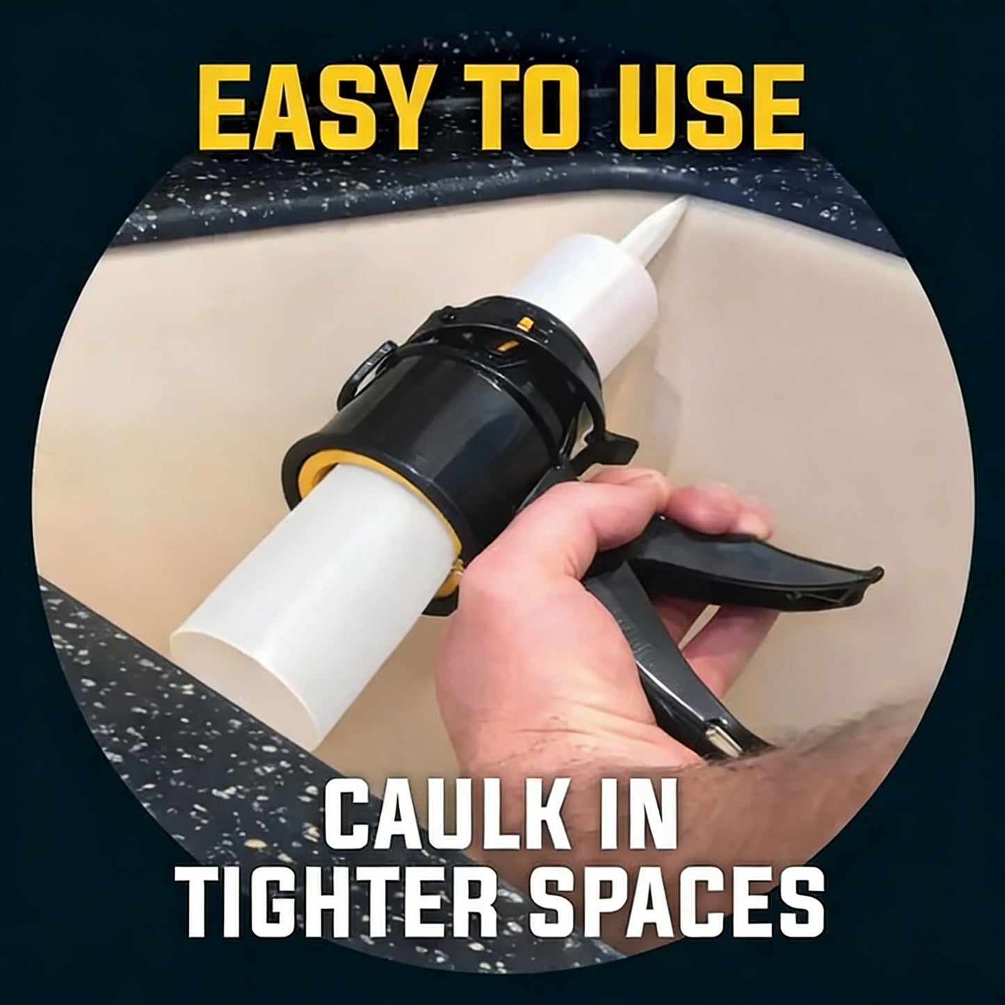 🔥🛠️ Caulking Gun –  Anti-Drip, 12:1 Thrust Ratio
