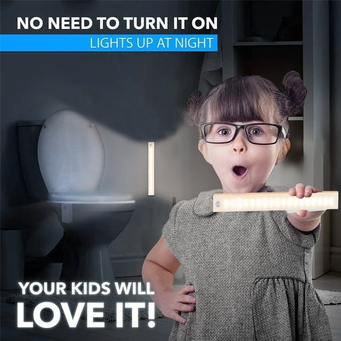 💡Punch-free Smart Sensor Magnetic Rechargeable LED Lights