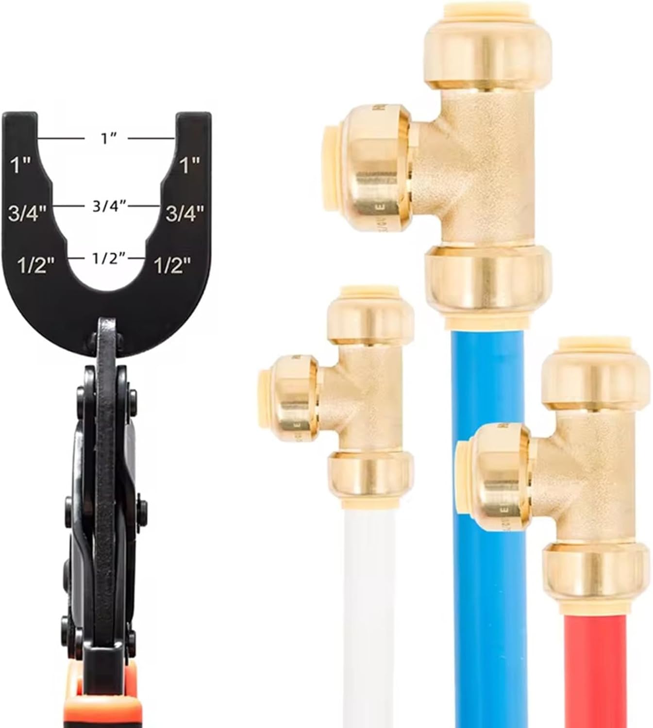 Exclusive Offer💥Fit Disconnect Tong Tool for Easily Removing Push-to-Connect Fittings(1/2in, 3/4in, 1in)