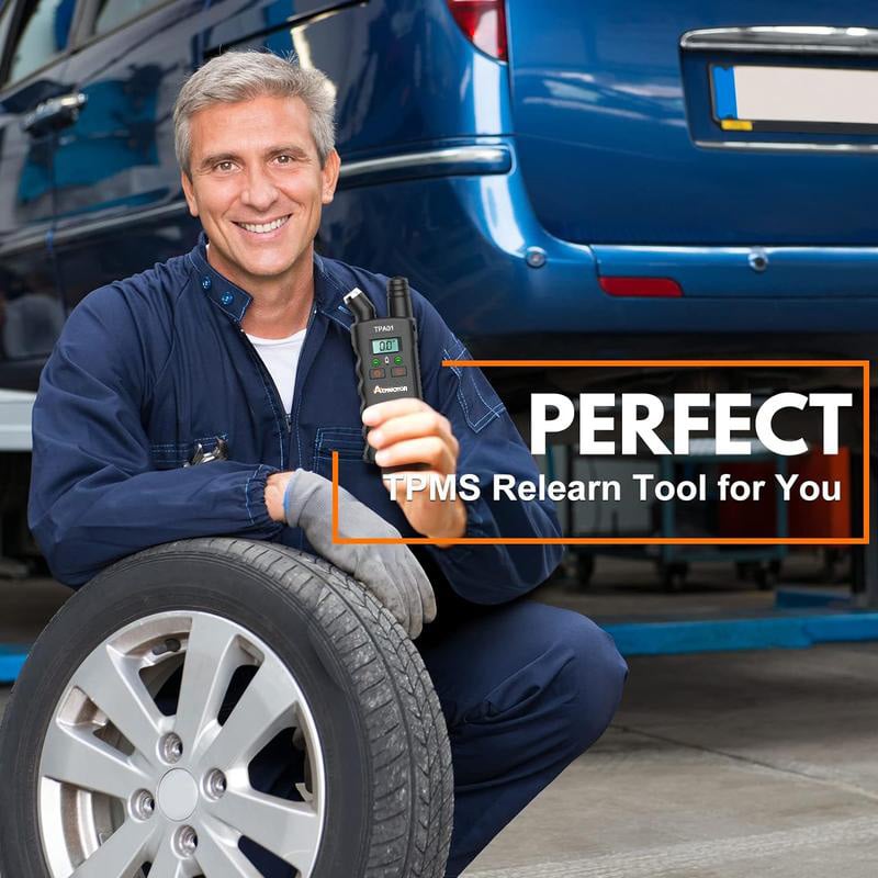 TPMS 2-in-1 Relearn Tool & Digital Tire Pressure Gauge