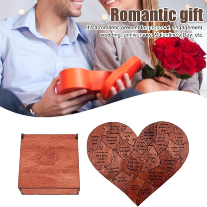 20 Reasons for a Heart-Shaped Puzzle