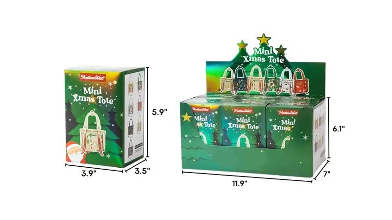 🔥LAST DAY49% OFF🎄Montana West Mini Xmas Tote Blind Box Gift for Holiday Suprises