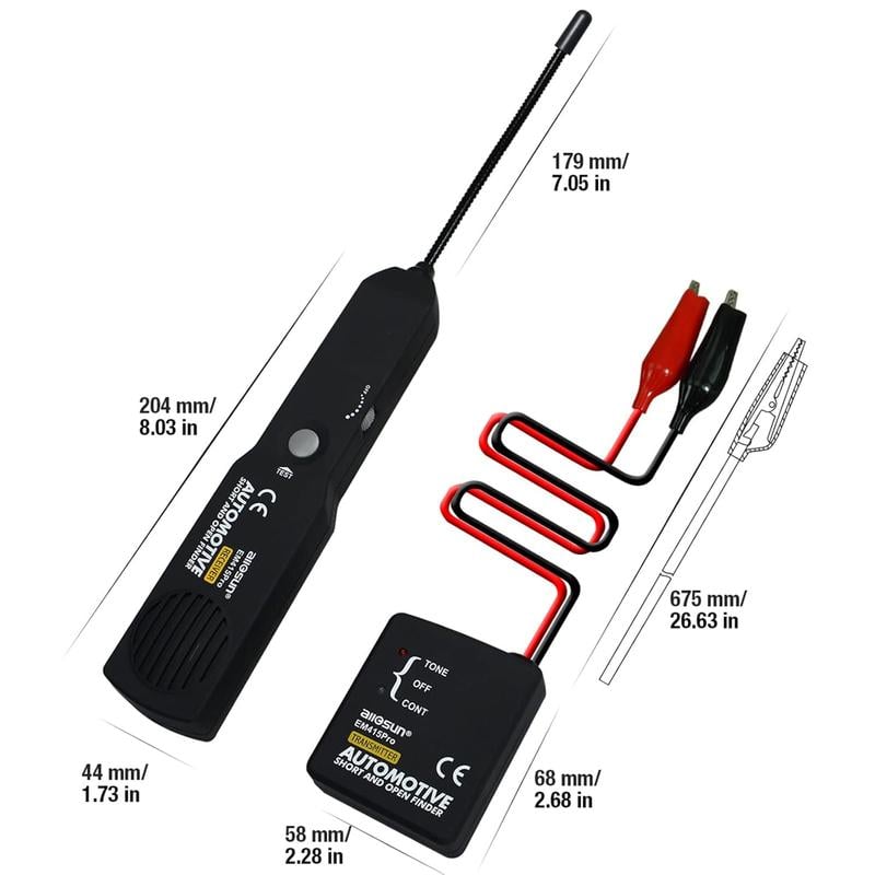 💥 EM415 Automotive Electrical Open & Short Finder Circuit Tester