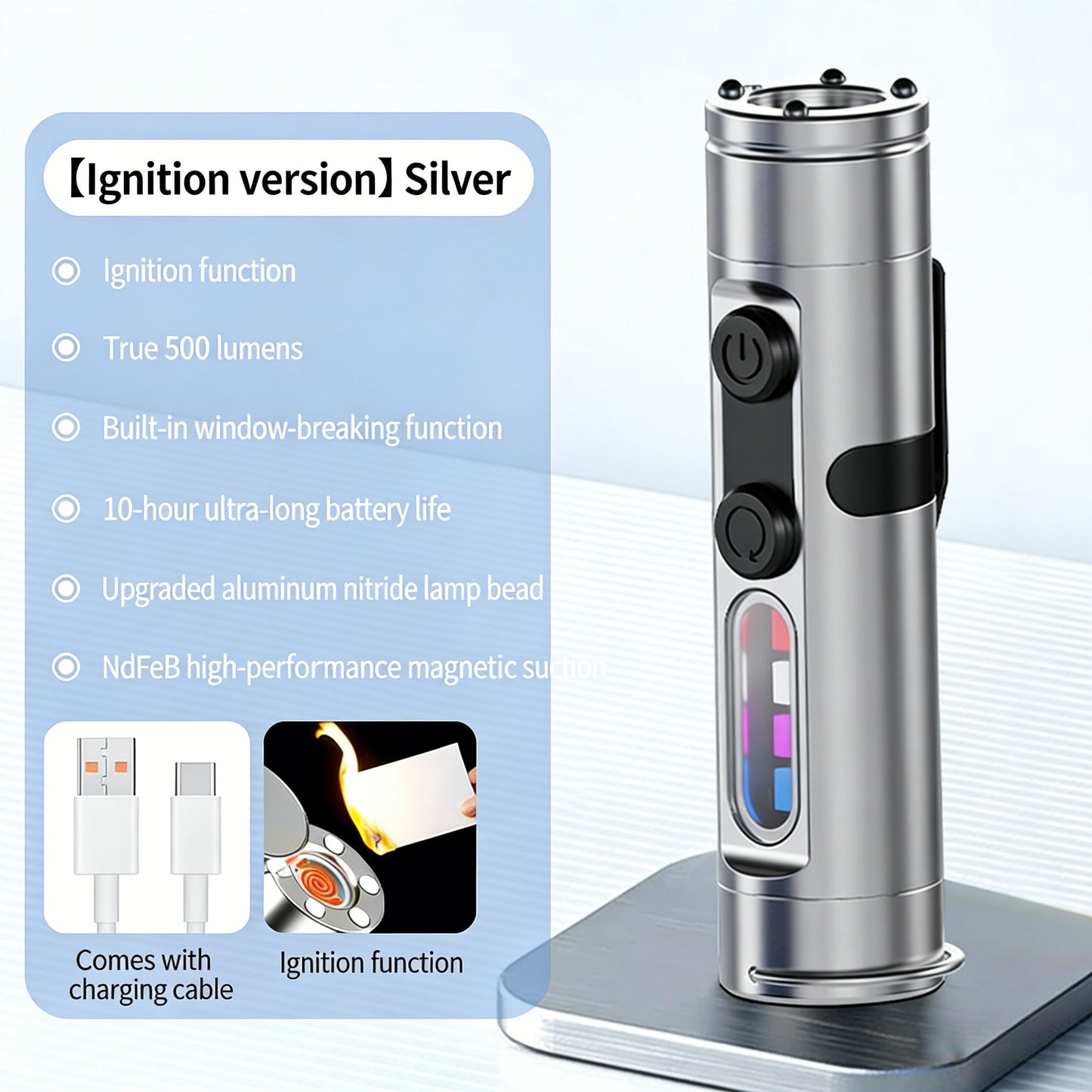 Pocket Rechargeable EDC Flashlight