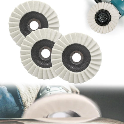 💥Industrial-Grade High-Density Compressed Wool Polishing Disc
