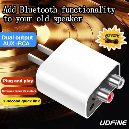 Bluetooth 5.3 Receiver – Upgrade Old Speakers to Wireless Audio