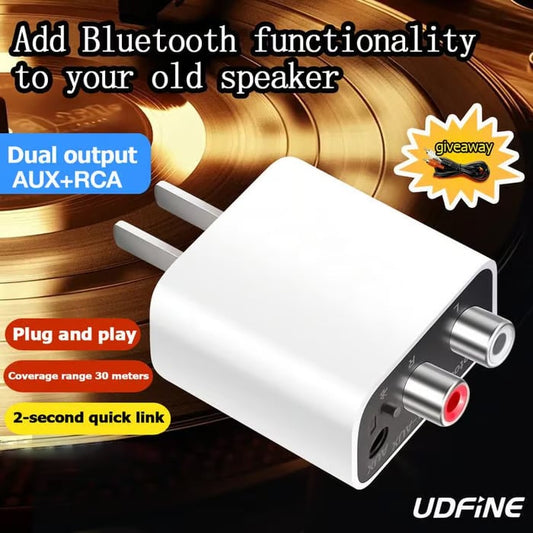 Bluetooth 5.3 Receiver – Upgrade Old Speakers to Wireless Audio