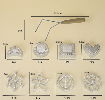 Nordic-Style Rosettes & Timbale Pastry Mold Set