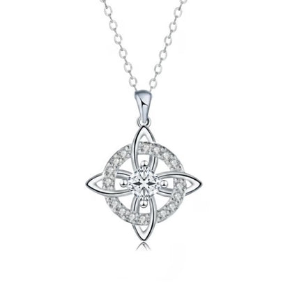 Mystical Birthstone Witches Knot Necklace – Natural Crystal🔮💞Protect Your Loved Ones