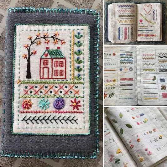 🔥LAST DAY ON SALE✨All-in-One Embroidery Stitch Book & Sewing Kit (86 PCS)