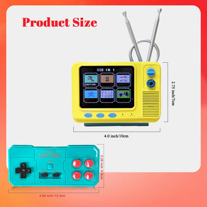 Retro Mini TV Game Console with Wireless Controller