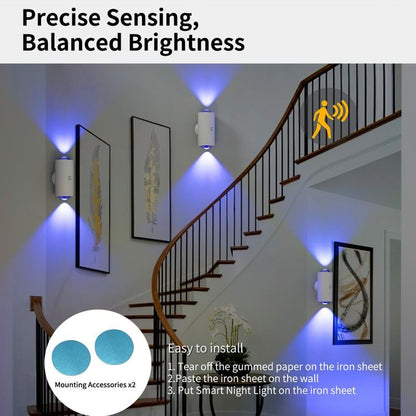 🔥Rechargeable Smart LED Motion Sensor Ambient Light