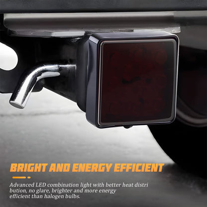 15-LED Universal Trailer Hitch Brake Light & Cover
