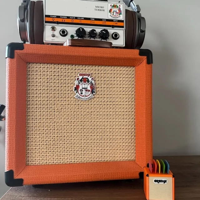 Mini Guitar Amp Pick Holder