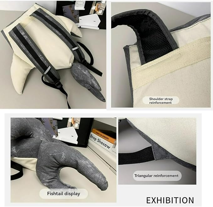 Unisex Whale Shark Crossbody Bag