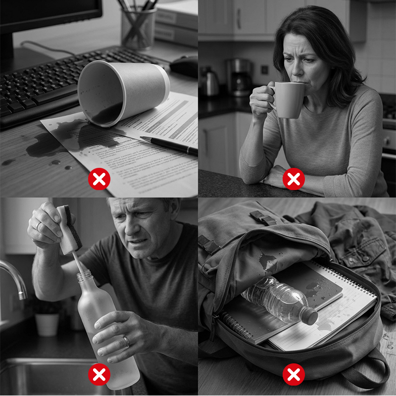 🍵2 in 1 Stainless Steel Vacuum Insulated Bottle with Lidded Cup